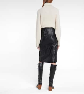 Midirock Anna aus Leder | Gabriela Hearst