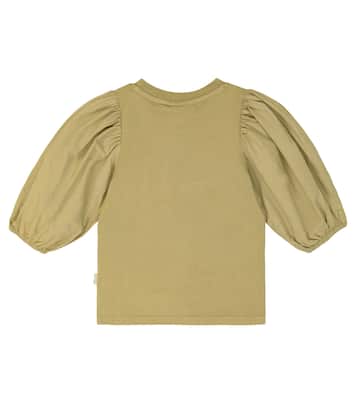 Rica puff-sleeve cotton top | Molo