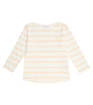Breton-striped cotton top | Bonpoint