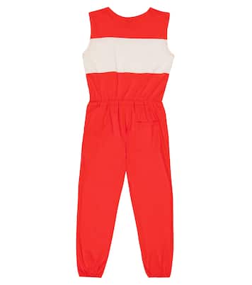 Logo cotton jersey jumpsuit | Bobo Choses