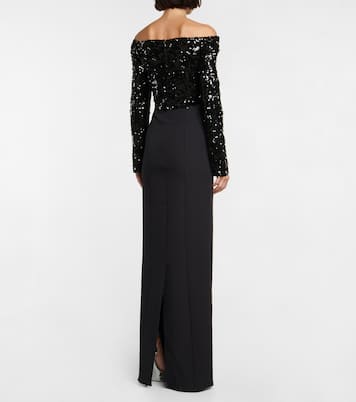 Robe Liza aus Crêpe | Safiyaa