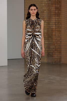 Leopard-print crêpe maxi dress | Proenza Schouler