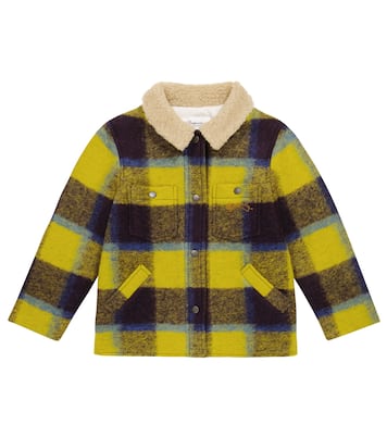 Baya wool-blend tartan coat | Bonpoint
