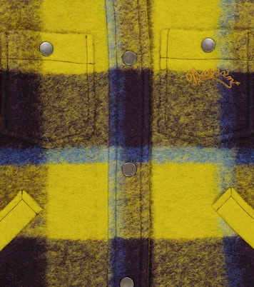 Baya wool-blend tartan coat | Bonpoint