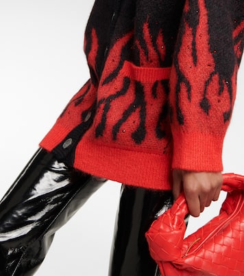 Cardigan aus einem Mohairgemisch | Alessandra Rich