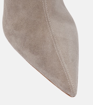 Saint Honoré 85 suede boots | Aquazzura