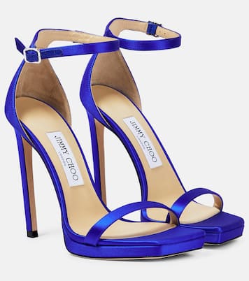 Sandalen Alva 120 aus Satin | Jimmy Choo