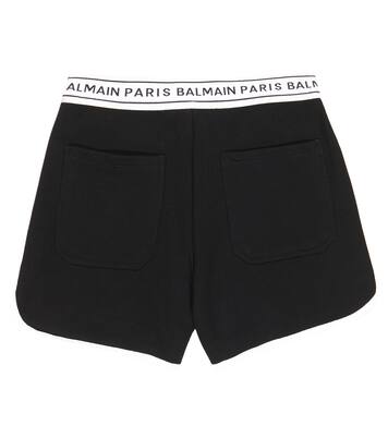 Logo cotton jersey shorts | Balmain Kids
