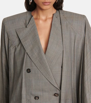 羊毛西装外套式迷你连衣裙 | Junya Watanabe