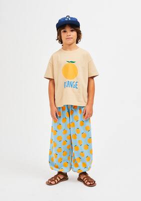 Orange cotton T-shirt | Jellymallow