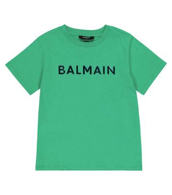 Logo cotton T-shirt | Balmain Kids