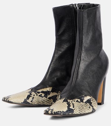 بوت للكاحل من الجلد Nevada | Khaite