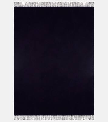 Fringed silk throw | Brunello Cucinelli