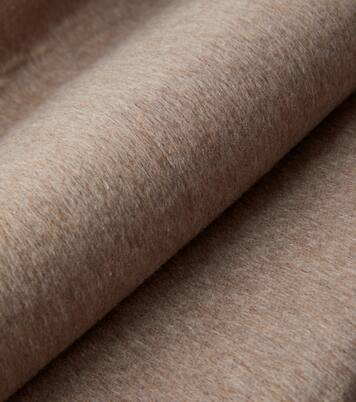 Fringed silk throw | Brunello Cucinelli