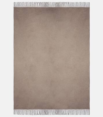 Fringed silk throw | Brunello Cucinelli