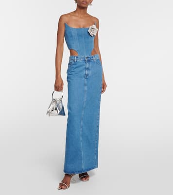 Jupe longue en jean | Giuseppe di Morabito