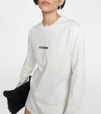 Sweat-shirt en coton à logo | Jil Sander