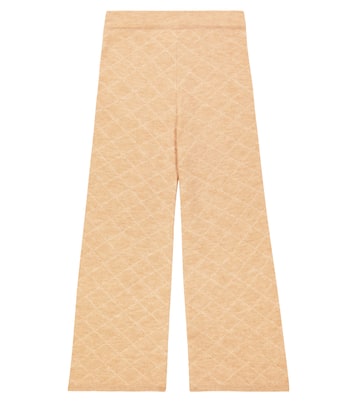 Ona knitted checked wool pants | Morley