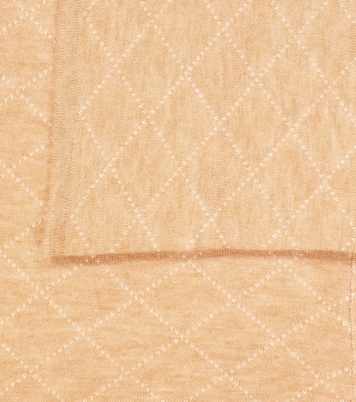 Ona knitted checked wool pants | Morley