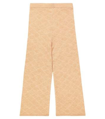 Ona knitted checked wool pants | Morley