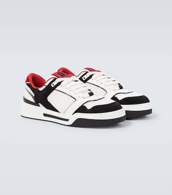 Roma leather-trimmed sneakers | Dolce&Gabbana