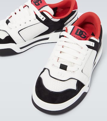 Roma leather-trimmed sneakers | Dolce&Gabbana