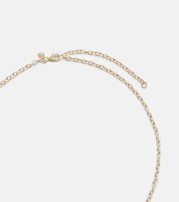 Collana Three Hearts in oro 14kt con diamanti  | Sydney Evan