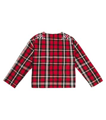 Tartan cotton shirt | Kenzo Kids