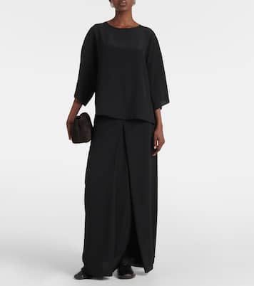 Maxirock Lotta aus Seide | Fforme