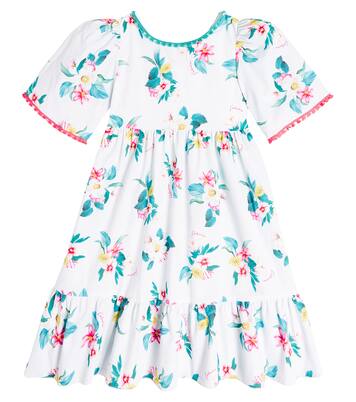 Floral tiered cotton dress | Patachou