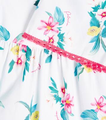 Floral tiered cotton dress | Patachou