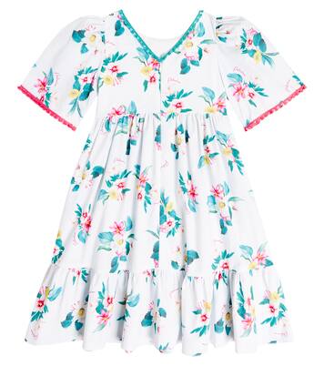 Floral tiered cotton dress | Patachou
