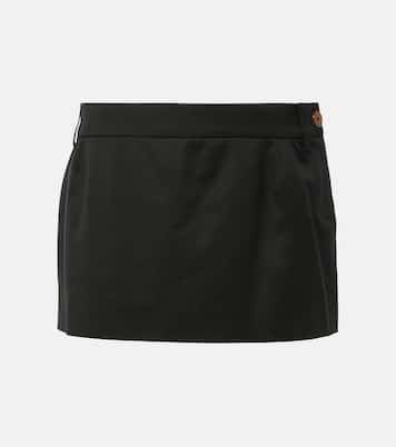Low-rise wool miniskirt | Vivienne Westwood