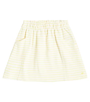 Gonna in jersey di cotone a righe | Bonpoint