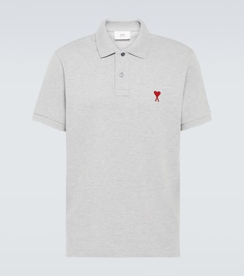 Ami De Cœur cotton piqué polo shirt | Ami Paris