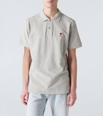 Ami De Cœur cotton piqué polo shirt | Ami Paris