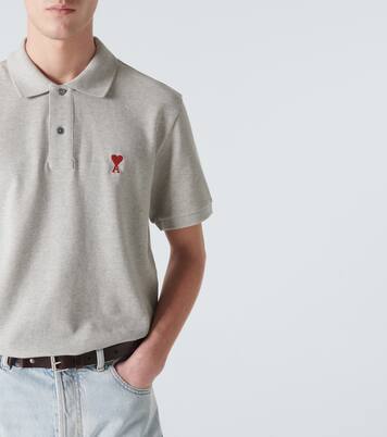 Ami De Cœur cotton piqué polo shirt | Ami Paris