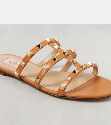 Rockstud leather sandals | Valentino Garavani