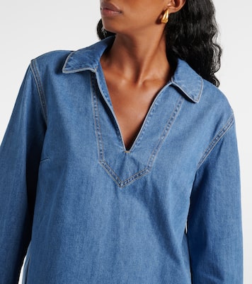 Wasta denim minidress | Veronica Beard