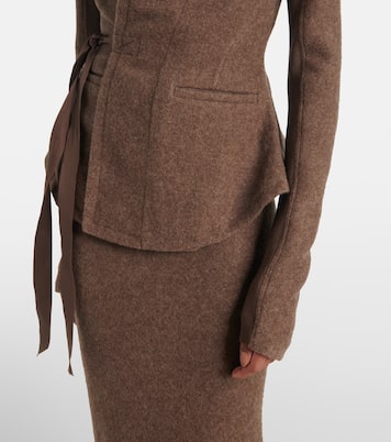 Jacke Hollywood aus Wolle | Rick Owens