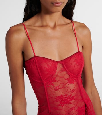 Minikleid aus Spitze | Oséree