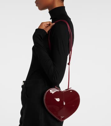 Schultertasche Le Cœur aus Lackleder | Alaïa