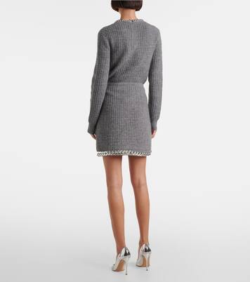 Verzierter Minirock aus einem Wollgemisch | Tory Burch