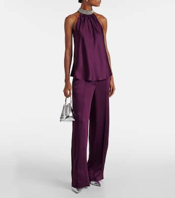 Weite Hose Kira aus Satin | Simkhai