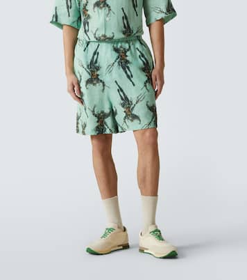 Bedruckte Shorts aus Leinen | Acne Studios