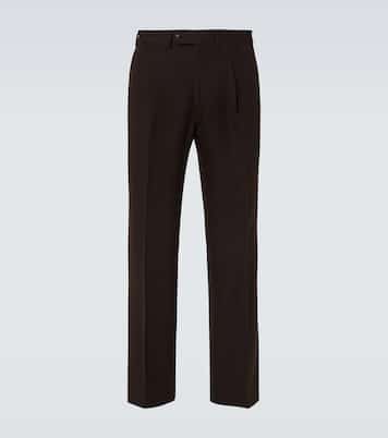 Gerade Hose Amo aus Woll-Twill | Saman Amel