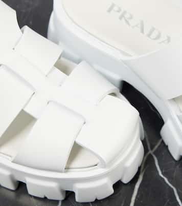 Platform fisherman sandals | Prada