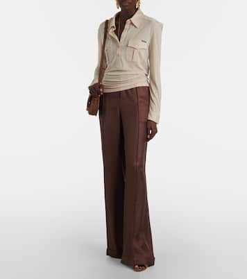 Weite Hose aus Seiden-Twill | Tom Ford