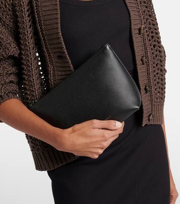 Clutch Small aus Leder | Brunello Cucinelli