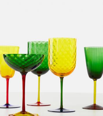 Murano glass red wine glass | Dolce&Gabbana Casa